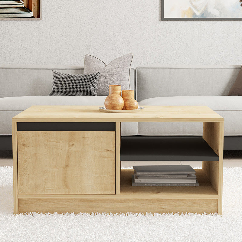 Холна маса Narli в нюанс дъб 90x60x45см