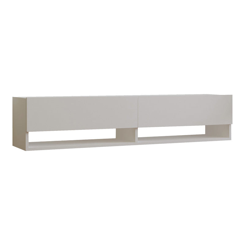 Стенен ТВ шкаф Melosa  в бяло 141x30x31см