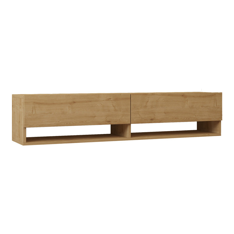 Стенен ТВ шкаф Melosa в нюанс дъб 141x30x31см