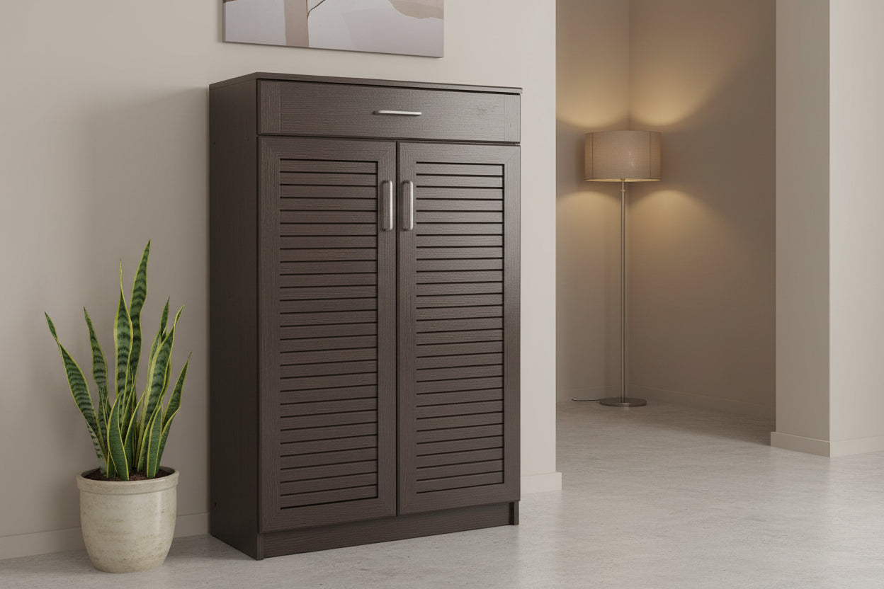 Шкаф за обувки Sante 20 чифта венге 80x37x123см