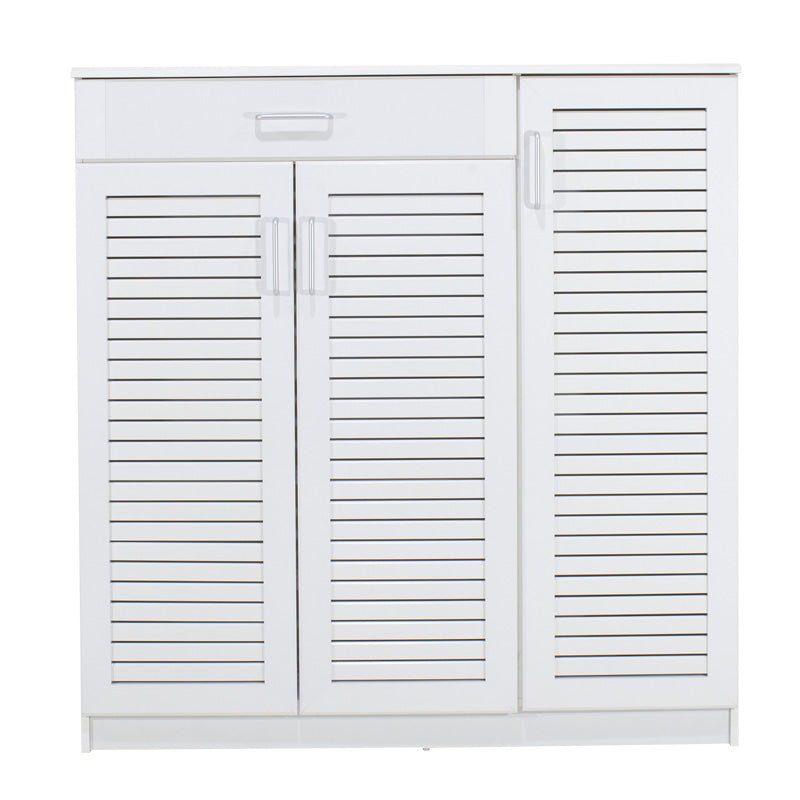 Шкаф за обувки Sante 30 чифта бял 120x37x123см