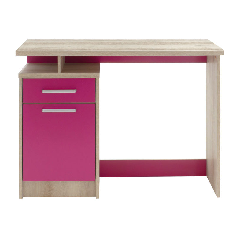 Работно бюро Looney с чекмеджета в цвят castillo-pink 100x55x75cm