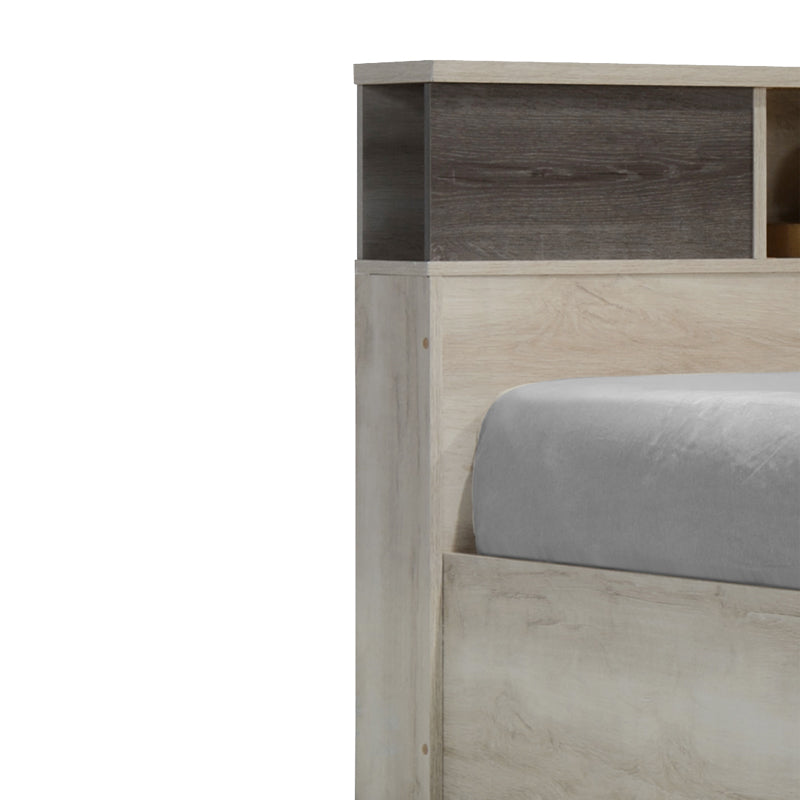 Двойно легло OLYMPUS в цвят дъб кастило 140x200см