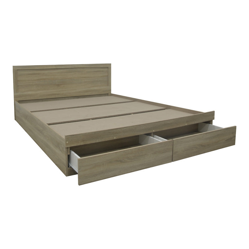 Легло Оlympus с чекмедже в цвят светъл дъб 160х200см