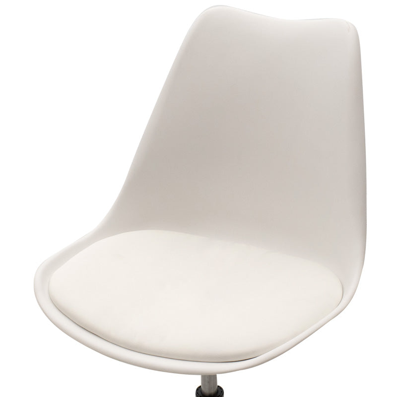 Офис стол Gaston II PP-PU в бял цвят