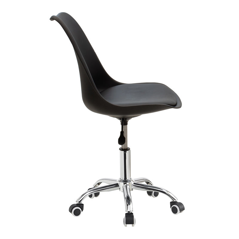 Офис стол Gaston II PP-PU в черен цвят