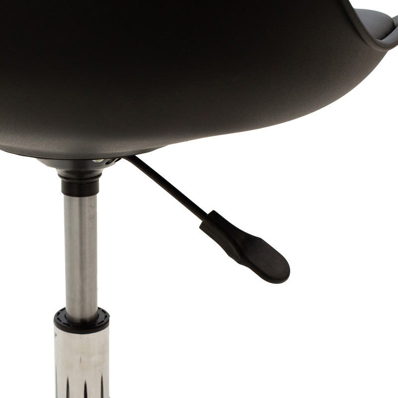 Офис стол Gaston II PP-PU в черен цвят