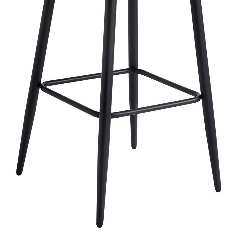 Бар стол Velva кадифе в цвят гнила ябълка 49x63x102см