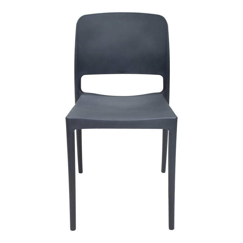 Стол Fenxy pp в черен цвят 38x42x77см