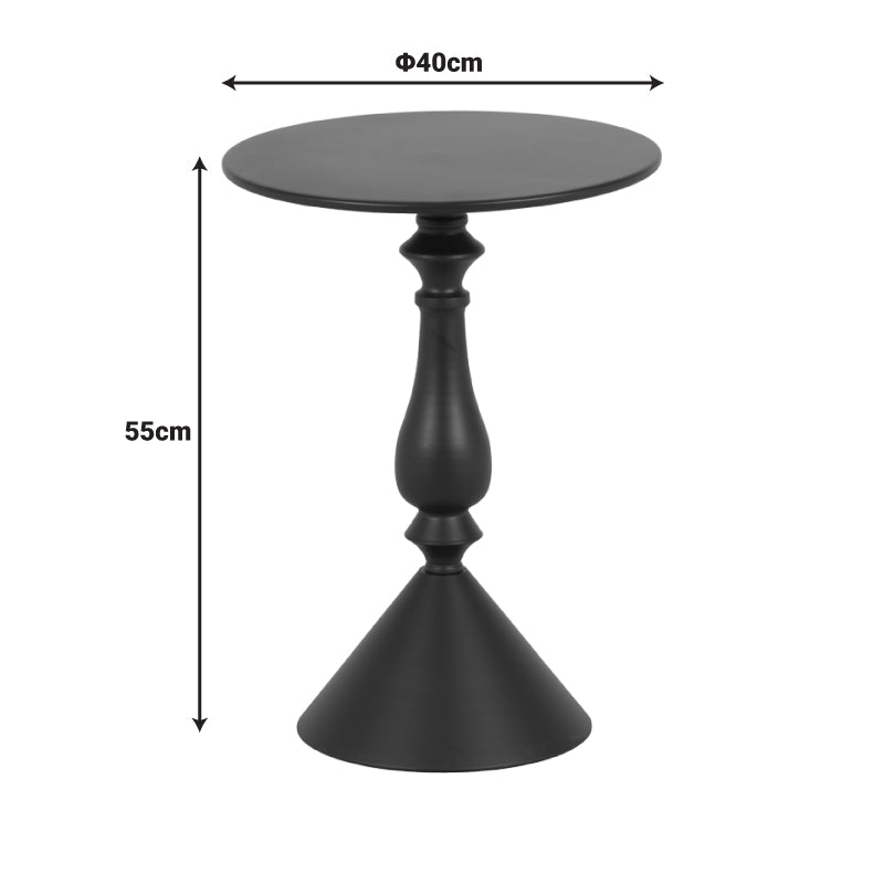 Метална странична маса lalou в теракот d40x55см