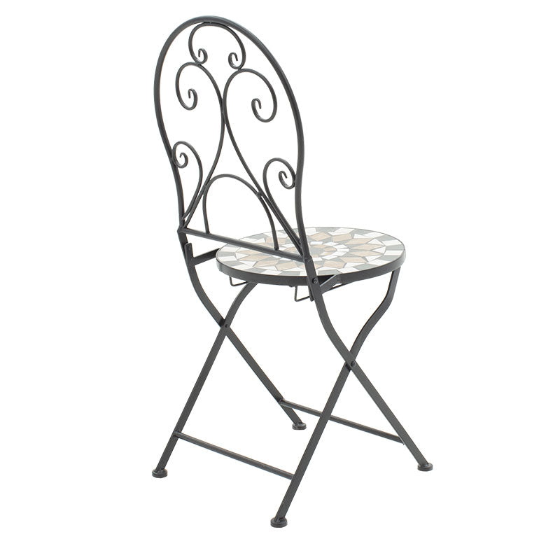 Mosaic трапезарен комплект 3 бр метален черен