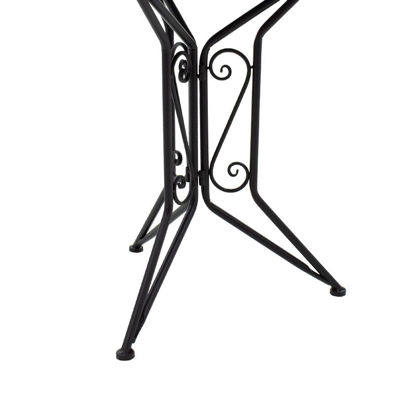 Mosaic трапезарен комплект 3 бр метален черен