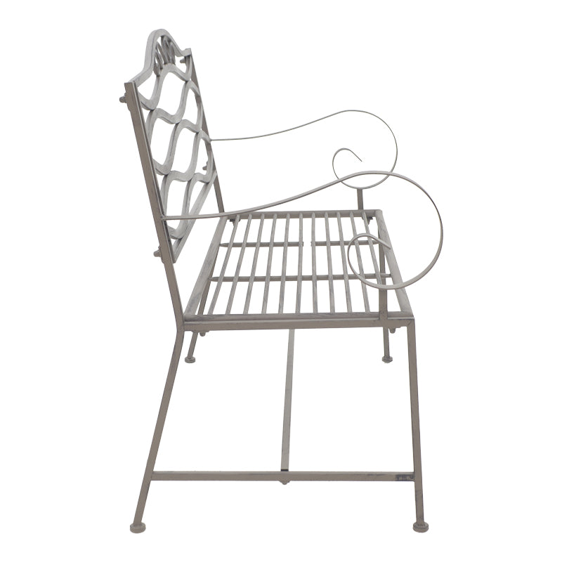 Метална пейка Benko в бронзов нюанс 114x45x95см