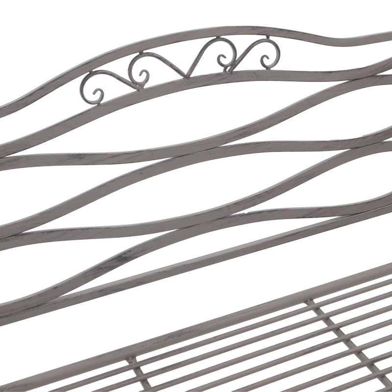 Метална пейка Benko в бронзов нюанс 114x45x95см