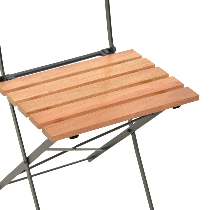 Градински комплект Pometia 3 бр дърво-метал