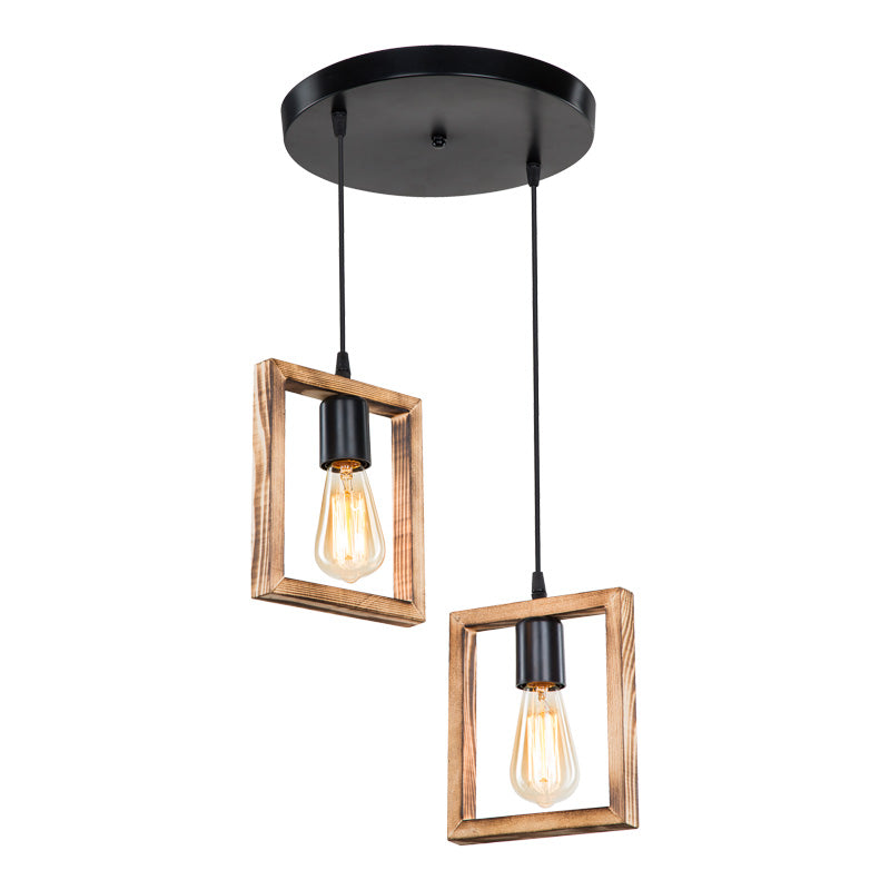 Плафон Isolate Ε27 орех D43x83см