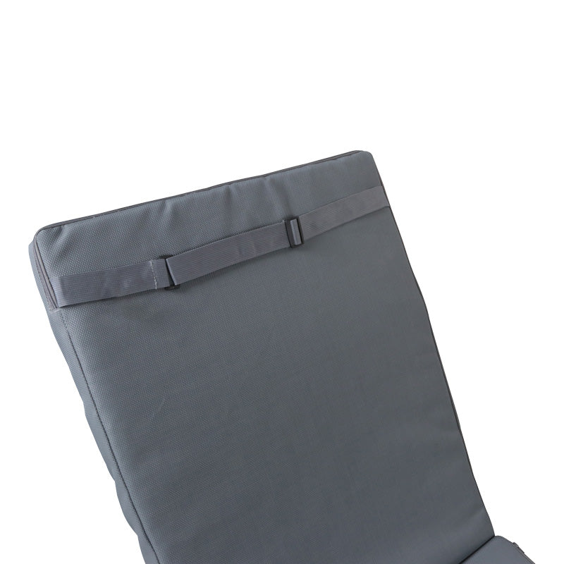 Възглавница Vertian текстил  в тъмно сив цвят 194x58x7см