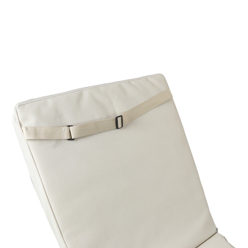 Възглавница Vertian за шезлонг в тъмно сив цвят 194x58x20см