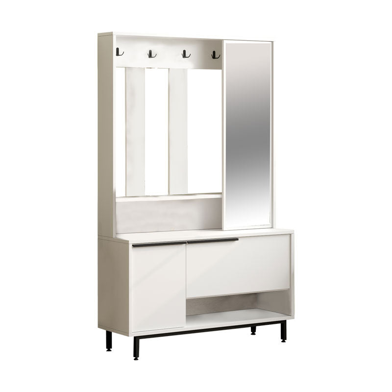 Антре Zerbie меламин бяло-черно 112x35.5x178см