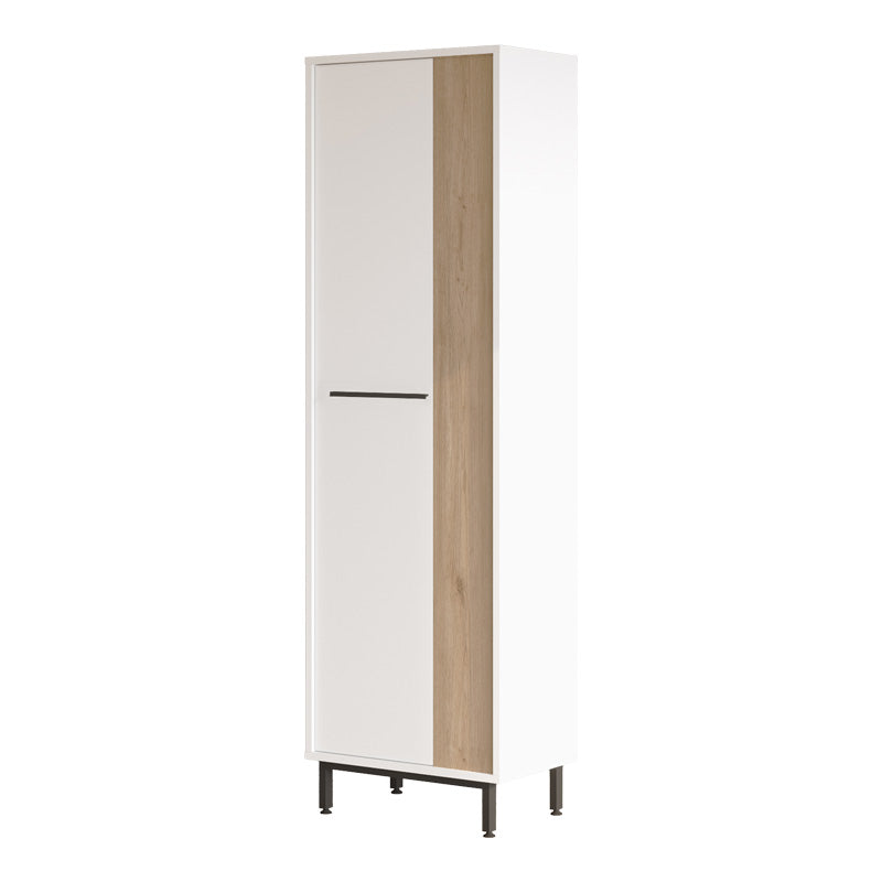 Шкаф за обувки Scarpiera естествен бял цвят  57.2x35.5x185.65cм