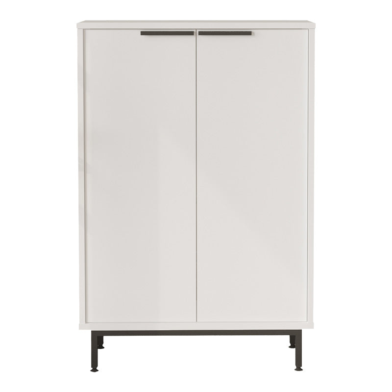 Шкаф за обувки Kinga бял цвят 72x35.5x105.6cм