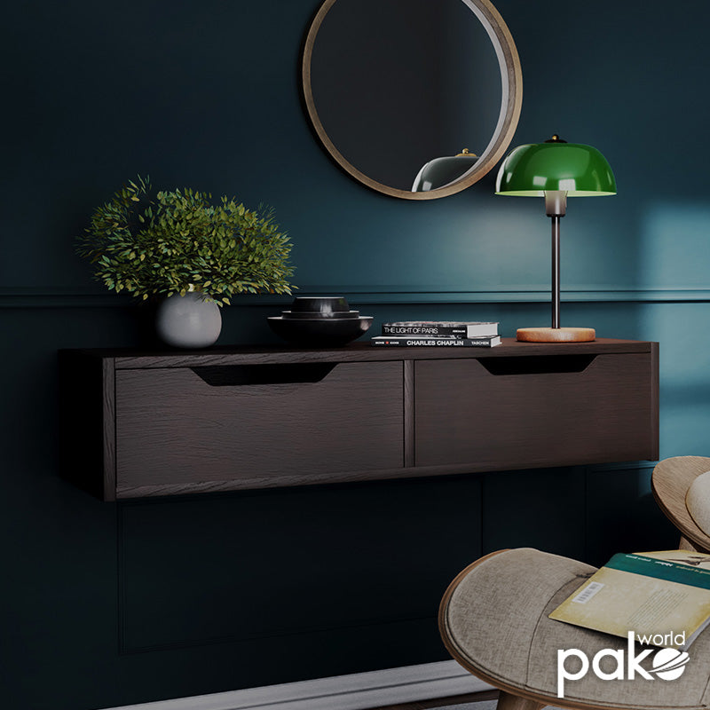 Висяща конзола-тоалетка Alberto венге 100x32.5x22см