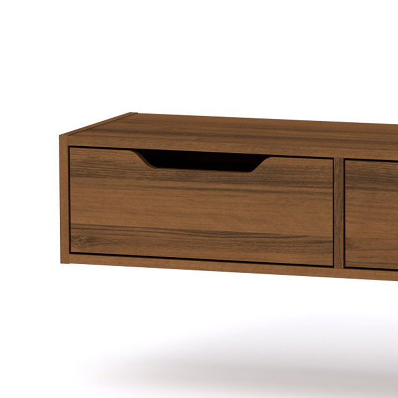 Висяща конзола-тоалетка Alberto орех 100x32.5x22см