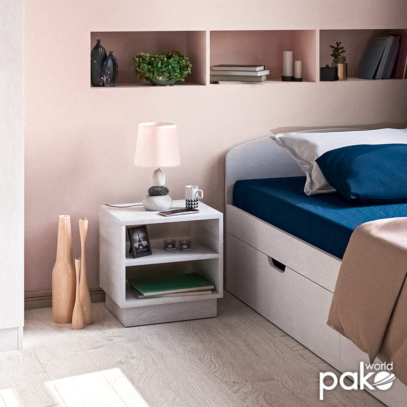 Нощно шкафче Mason бяло 40x32x40см