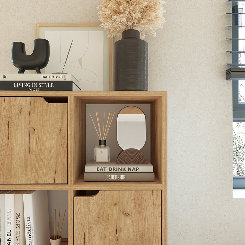 Етажерка Bookel в цвят дъб 59.5x27.5x89см