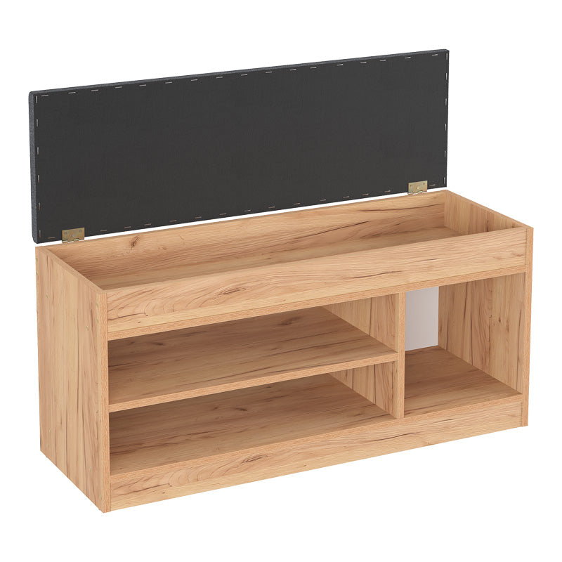 Мебели за антре - табуретка /стелаж за обувки Oriental в нюанс дъб 100x37.2x50см