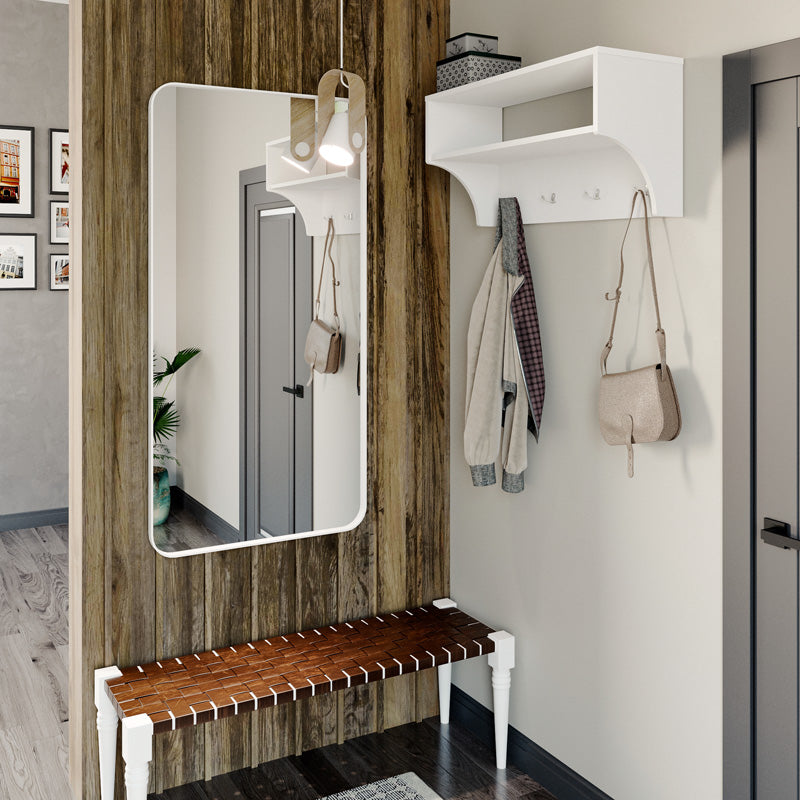 Портманто Crosta в бяло 80x28x40см