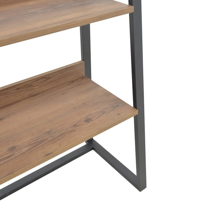 Етажерка Ryder орех-черна 75x36x185см