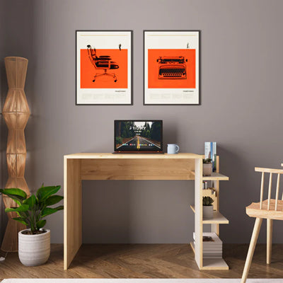 Работно бюро Toska в нюанс дъб-пясъчник 114x56x76см