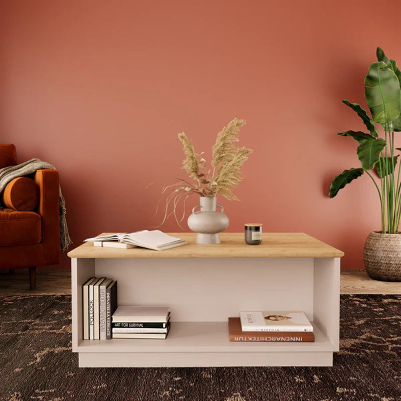 Маса холна Monik в дъб-светлосив нюанс 90x56x40см