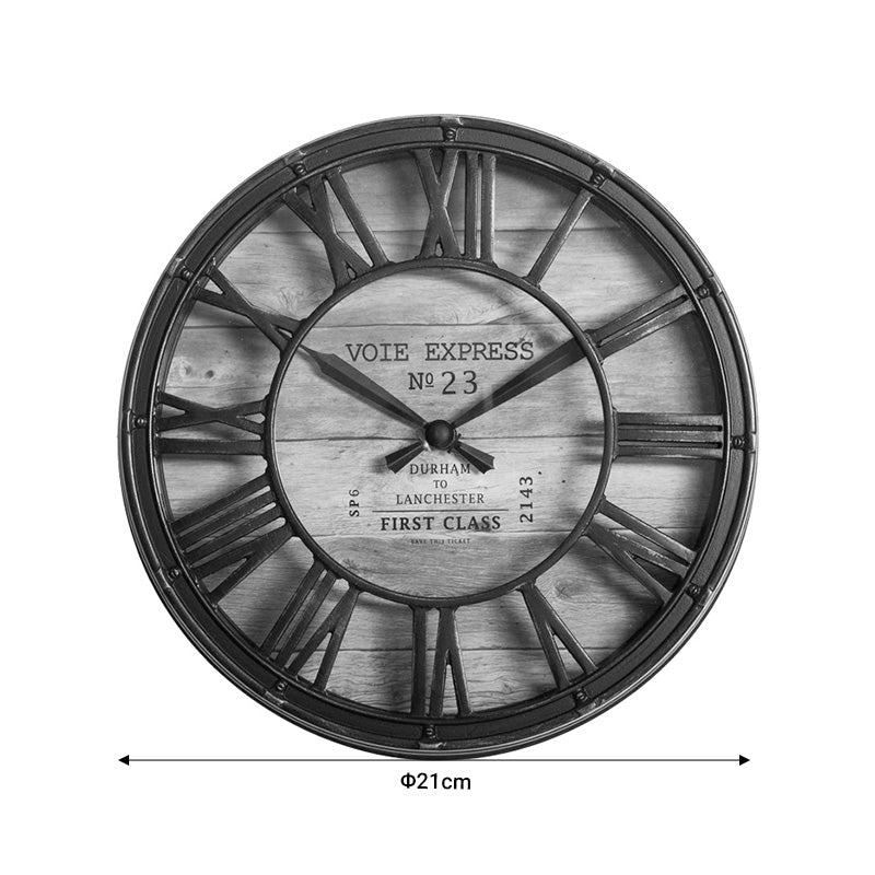 Стенен часовник Robin античен бронз D21x5cm