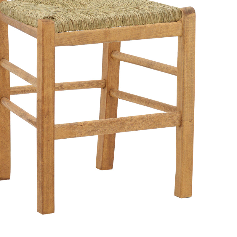 Кафе стол с подложка Marf-Charchie масив бук полиран орех 41x42x92см