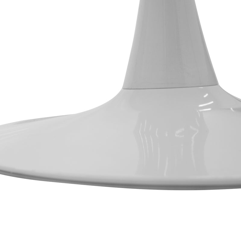 Комплект трапезна маса julita-balou от 5 pp-mdf в бял цвят d100x73cm