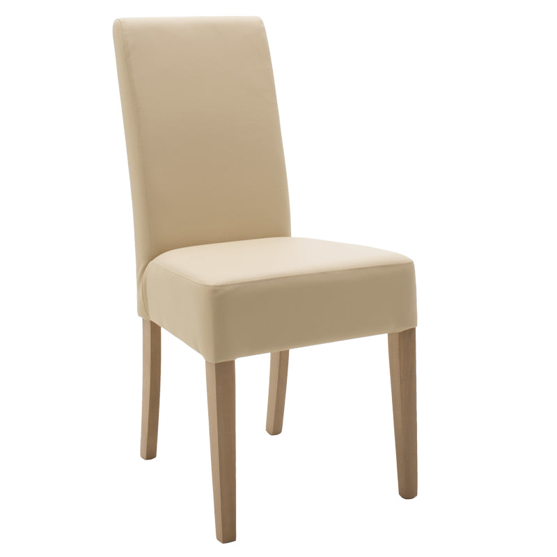 Трапезна маса Ditta-Winslow I комплект от 5 части каучуково дърво в цвят светъл орех 180x85x75см