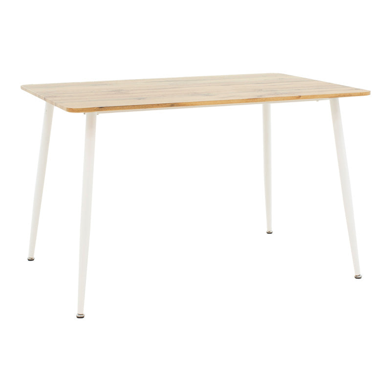 Трапезна маса cuba-parker комплект 5 части sonoma-бяла 120x80x75см