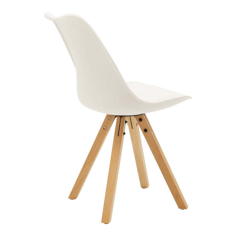 Комплект трапезна маса chloe-caron от 5 части, 8мм стъкло антрацит - естествен крак 120х70х75см