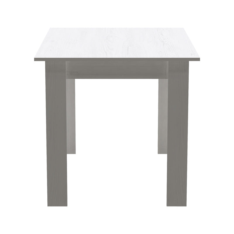 Комплект трапезна маса от 5 части manka-julita в бял цвят 110x80x77см