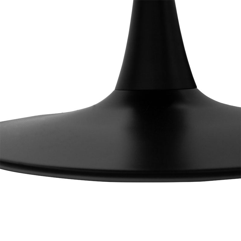 Трапезна маса Balou-Noor комплект 5 мдф черно-жълто d120x73см