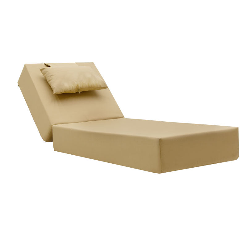 Възглавница за шезлонг Спекта  бежов плат 60x190x20см