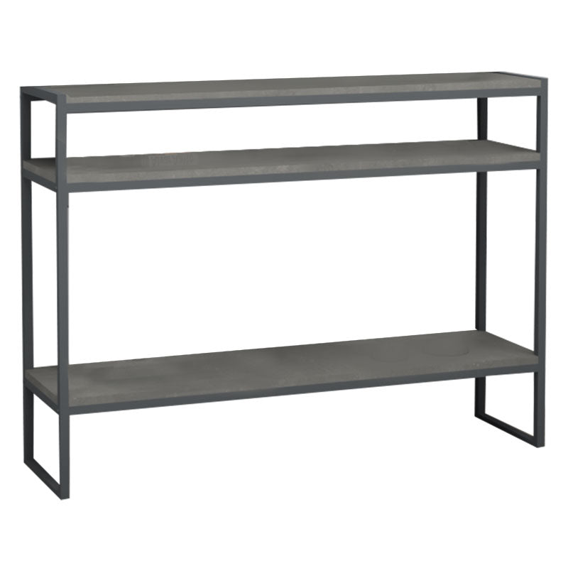 Конзола Malloy тъмно сив античен 120x33x90см