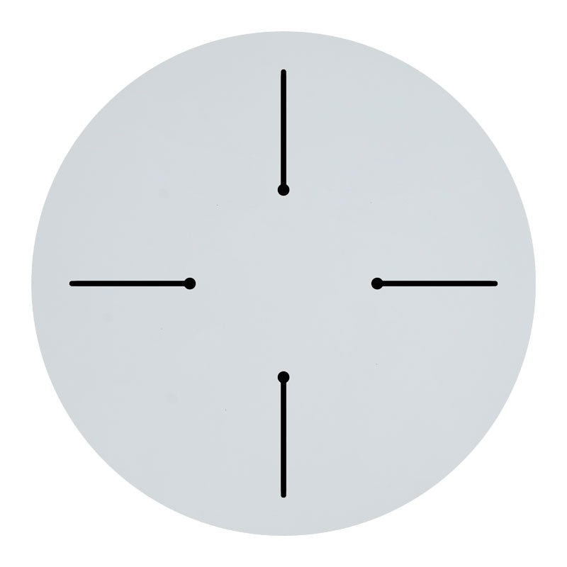 Плот за маса Fervor HPL слонова кост D60см дебелина 12мм