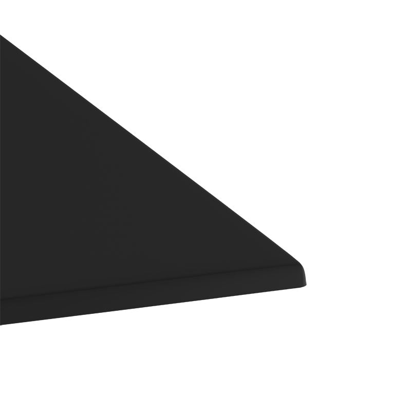 Плот за маса Scenic Werzalit черен 80x80см дебелина 35мм