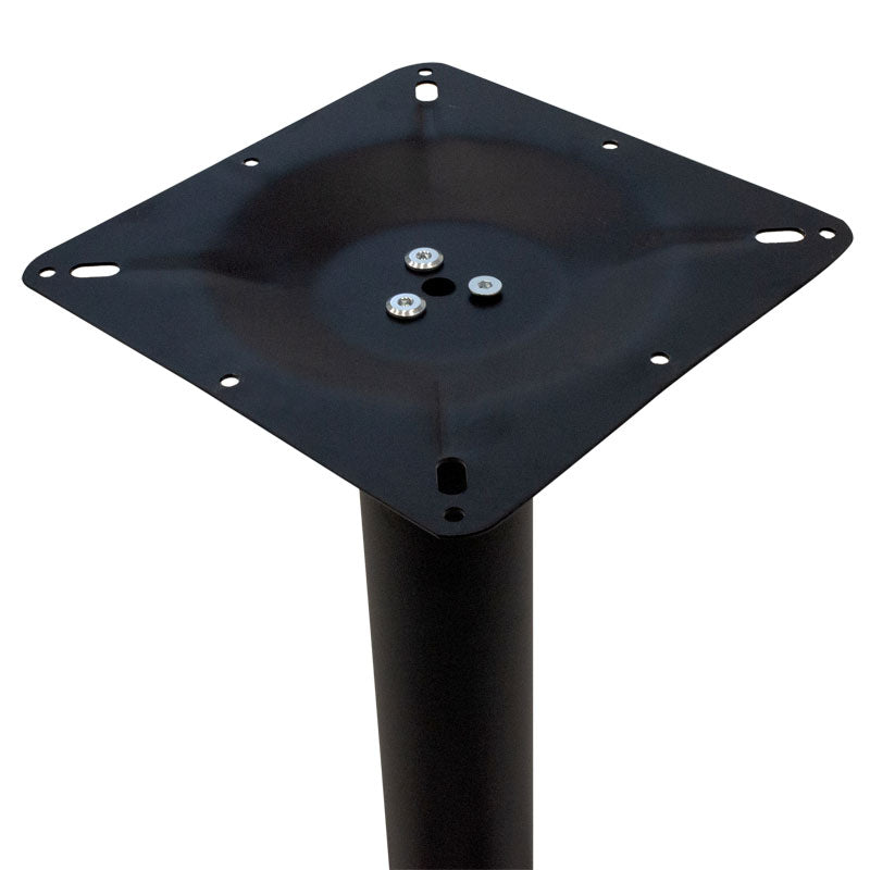 Основа за бар маса средна височина Poise чугун черен цвят 62x62x94cм