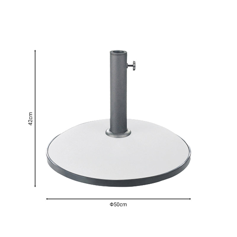 Циментова бяла основа за чадър 35кг D50см