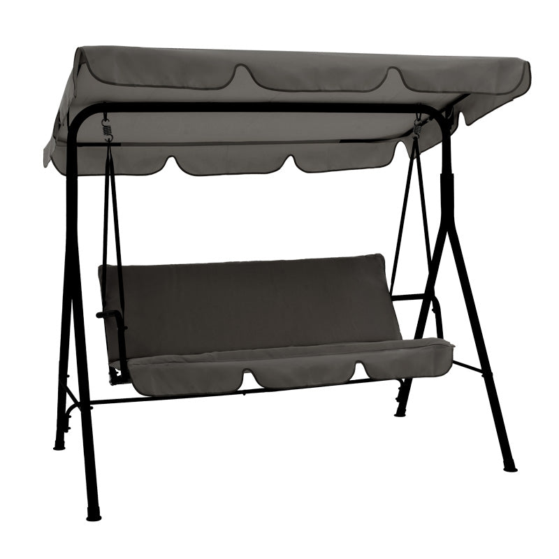 Градинска люлка Globo сив цвят 170x110x153cм