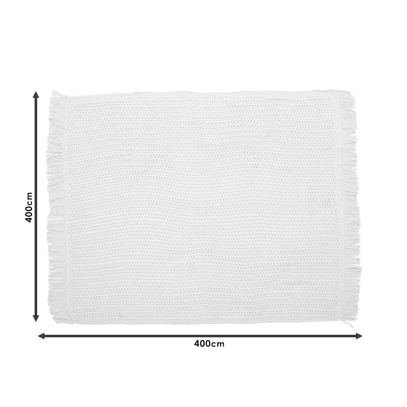 Дневно легло Roof макраме бежово 4х4м